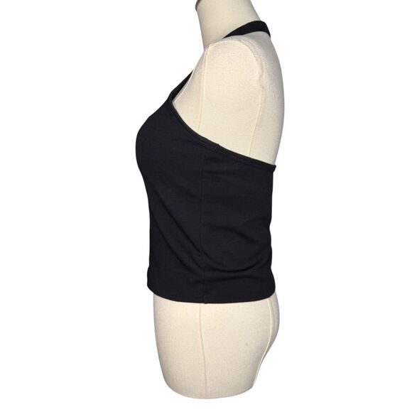 UNIQLO Women’s Medium Airism Halter Bra Top Black Stretch Comfort - Picture 3 of 6